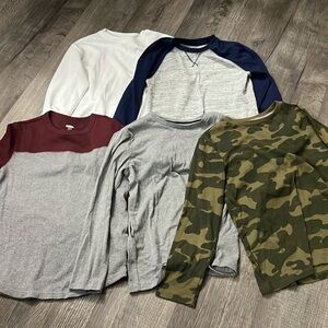 Boys size 10/12 long sleeve shirts